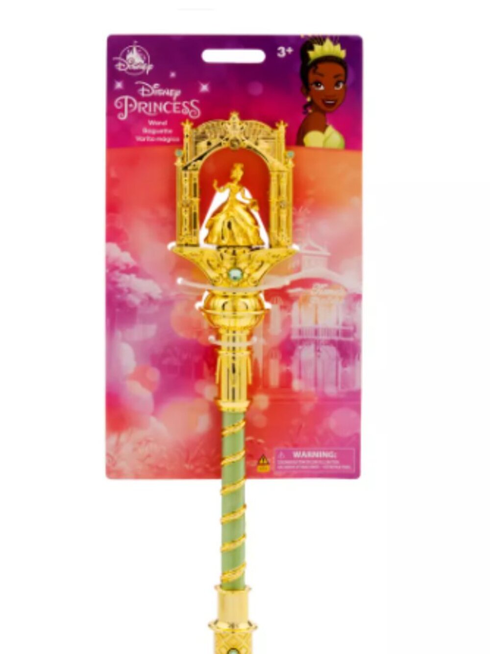 Tiana Light-Up Wand The Princess and the Frog Kids Disney Princess Accessory